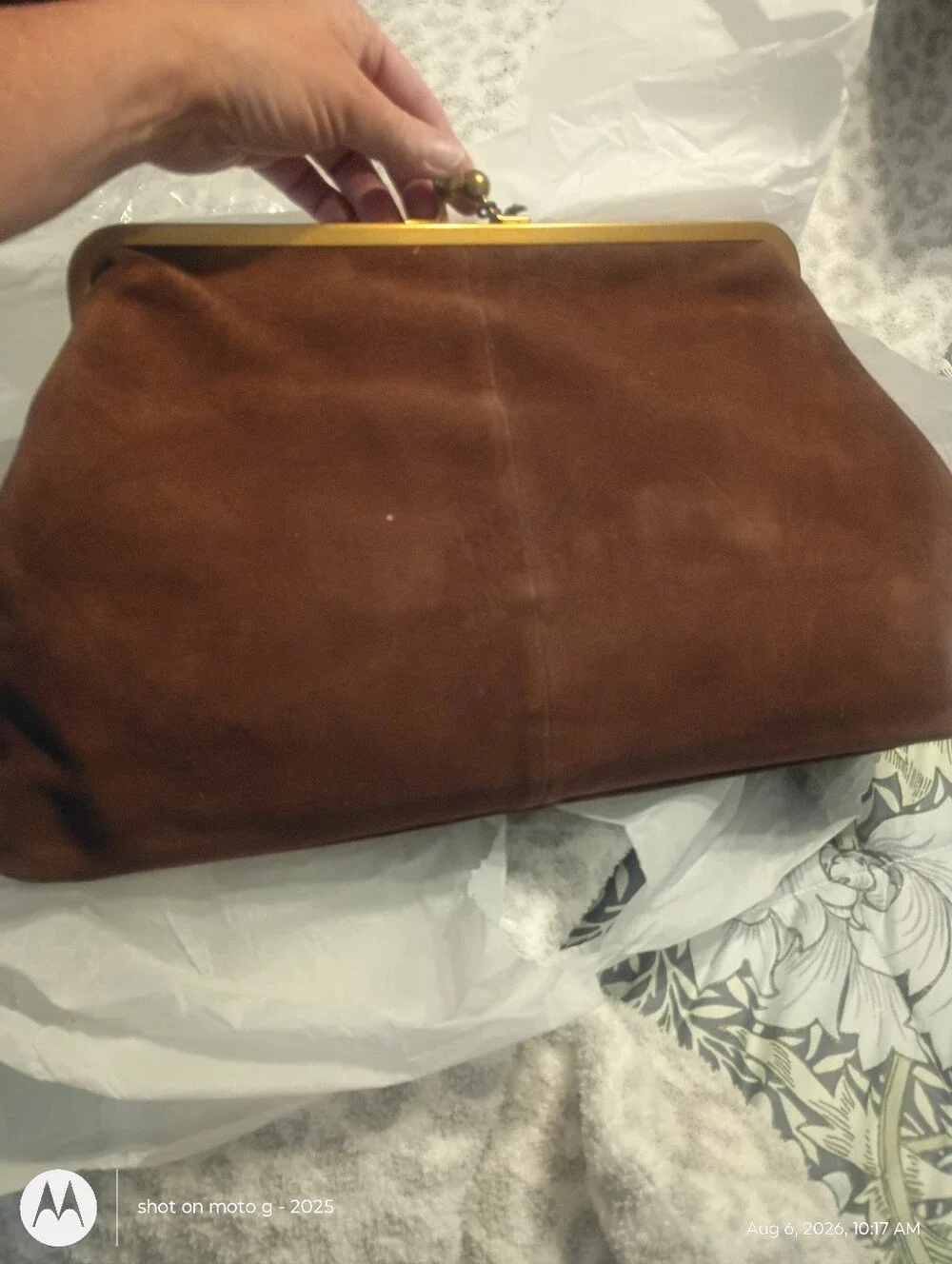 American Leather Suded Grace Oversized